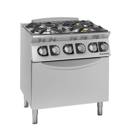 CUCINA 4 FUOCHI GAS SU FORNO ELETTRICO