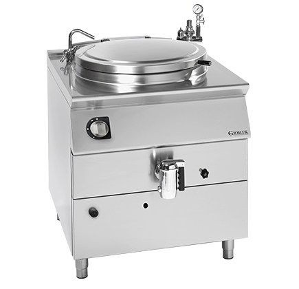 GAS BOILING PAN - INDIRECT HEATING 150 L