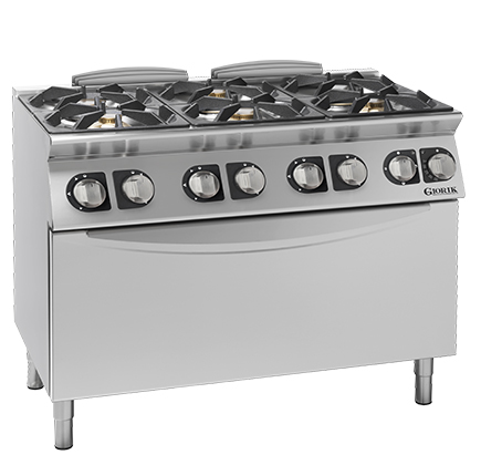 CUISINIÈRE À GAZ AVEC FOUR ÉLECTRIQUE CC74GFEV - Fimar