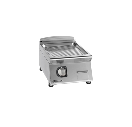 ELECTRIC FRY TOP, TOP - RIBBED SATIN-FINISH CHROME GRIDDLE
