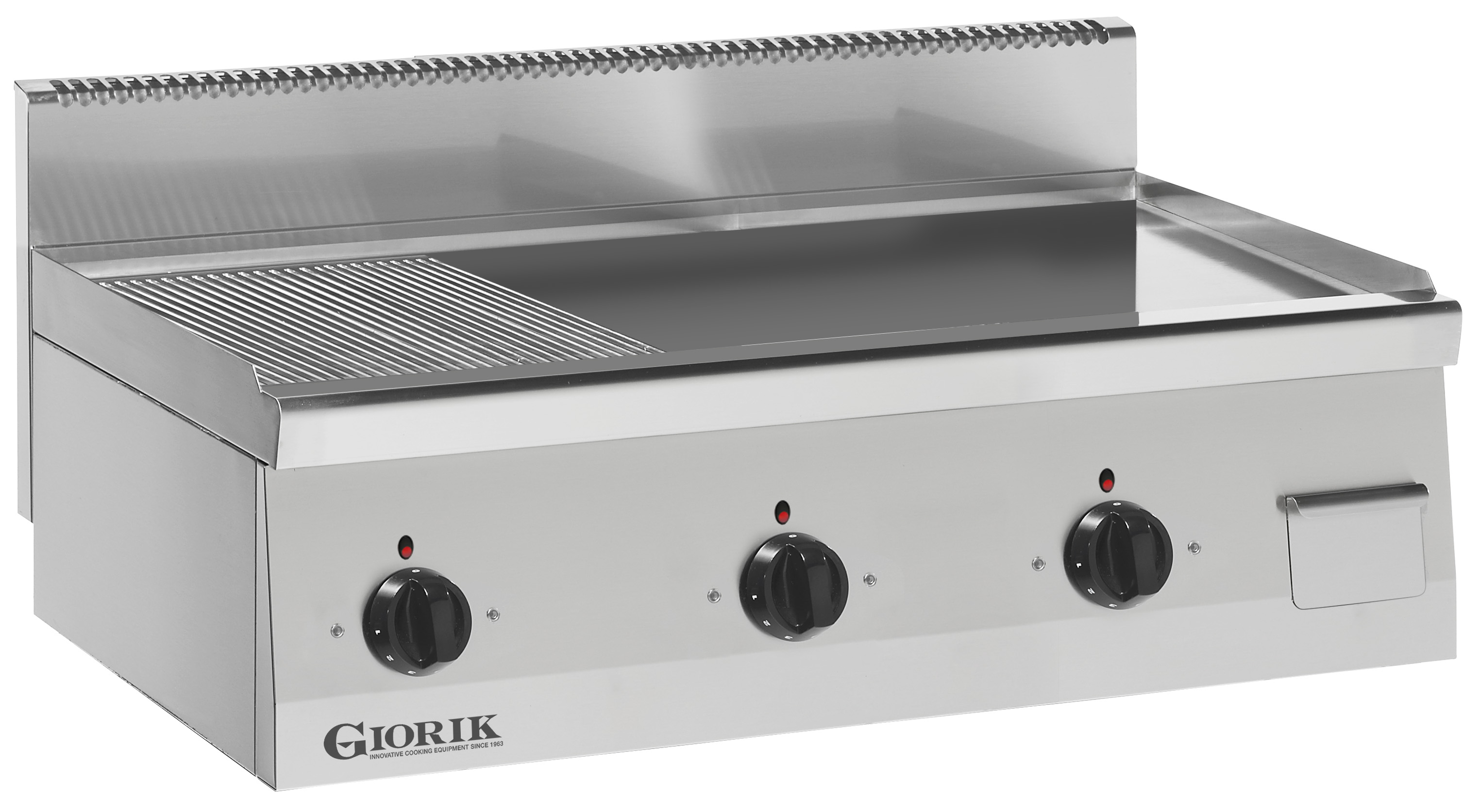 LGE6967 Electric fry tops chrome-plated smooth-ribbed griddle