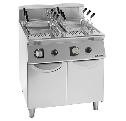 CUOCIPASTA GAS 2 VASCHE  - 40+40 LT.