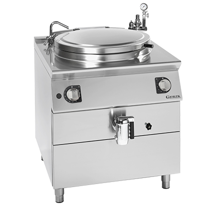 ELECTRIC BOILING PAN - INDIRECT HEATING 150 L.