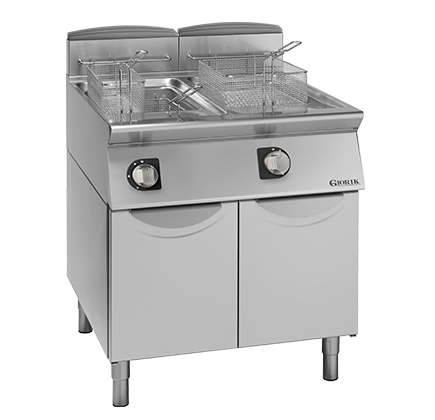 GAS FRYER - 17+17 L - CLEAN TANK